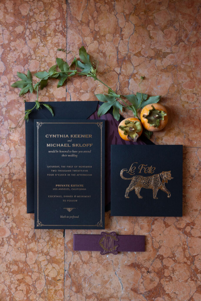 Paramour Estate Wedding - RMBO Studio - Custom Stationery Suite