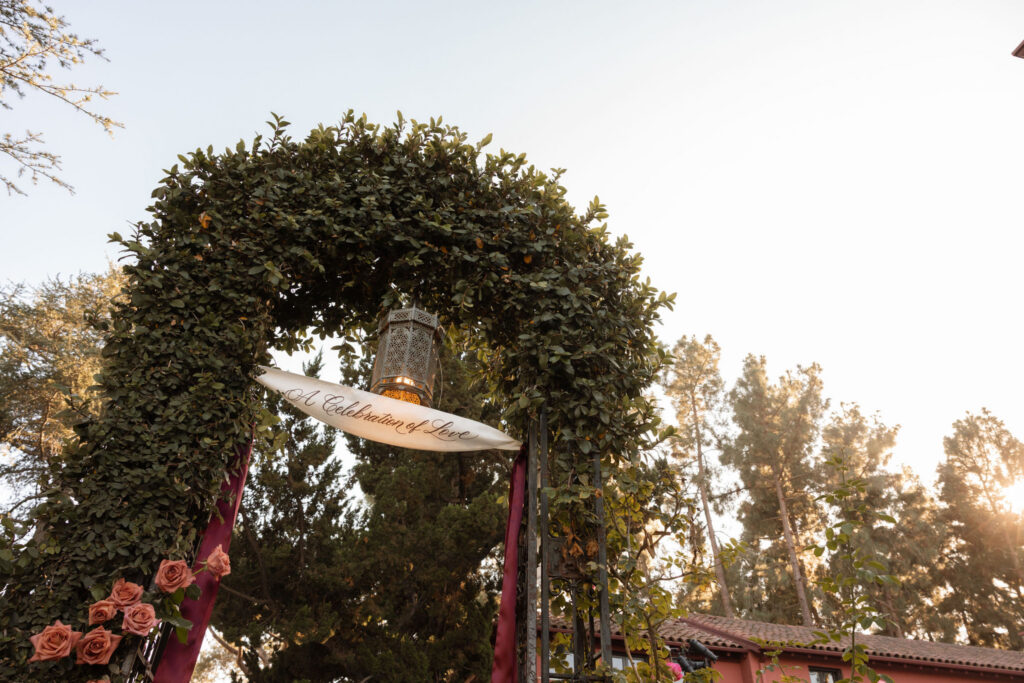 Paramour Estate Wedding - RMBO Studio - Welcome banner - A Celebration of Love
