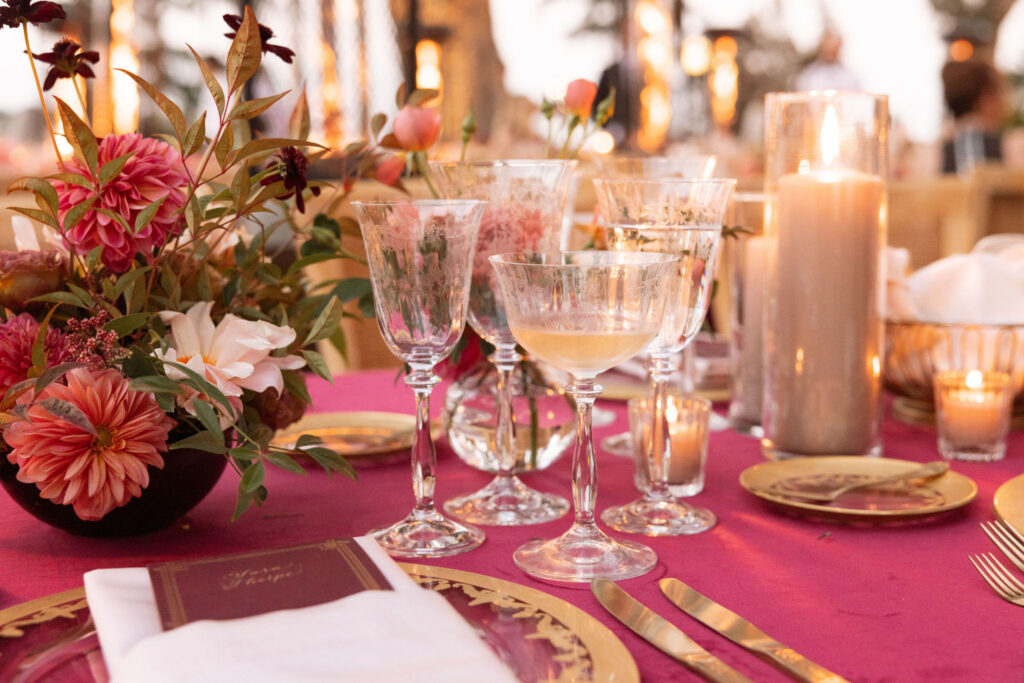 tablescape glassware - RMBO Studio  
