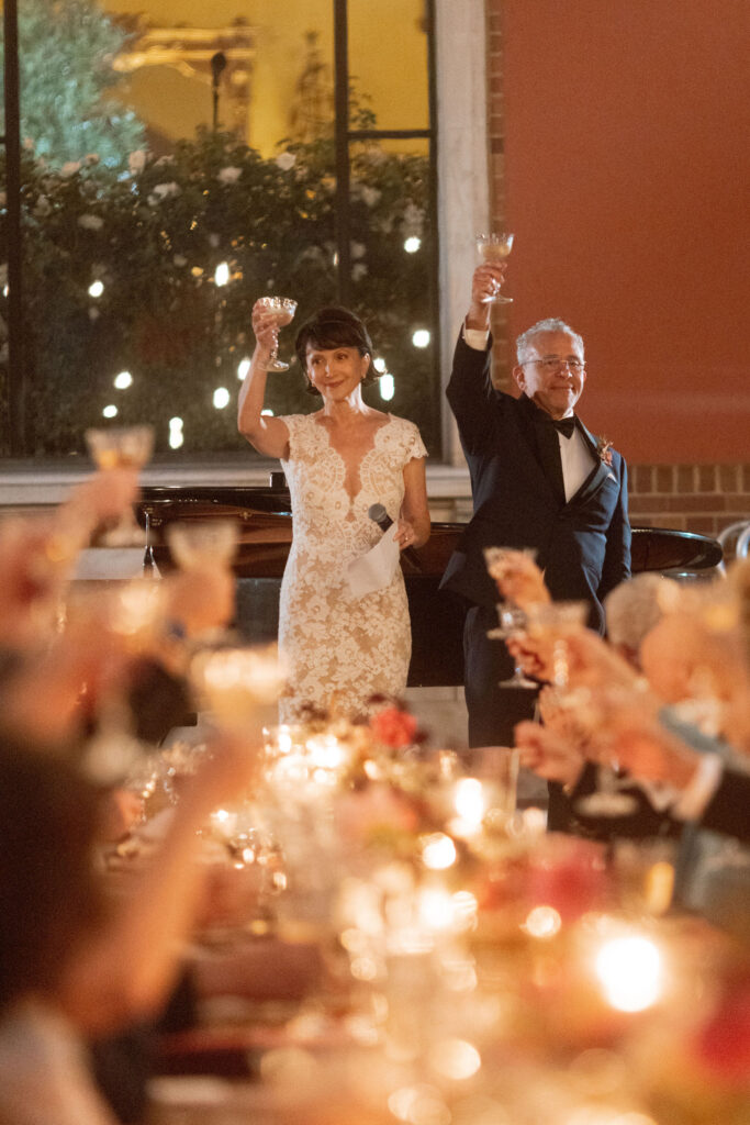 Paramour Estate Wedding - RMBO Studio - dinner toast